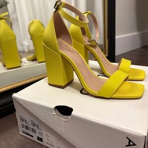 Yellow high heel sandals - Aldo